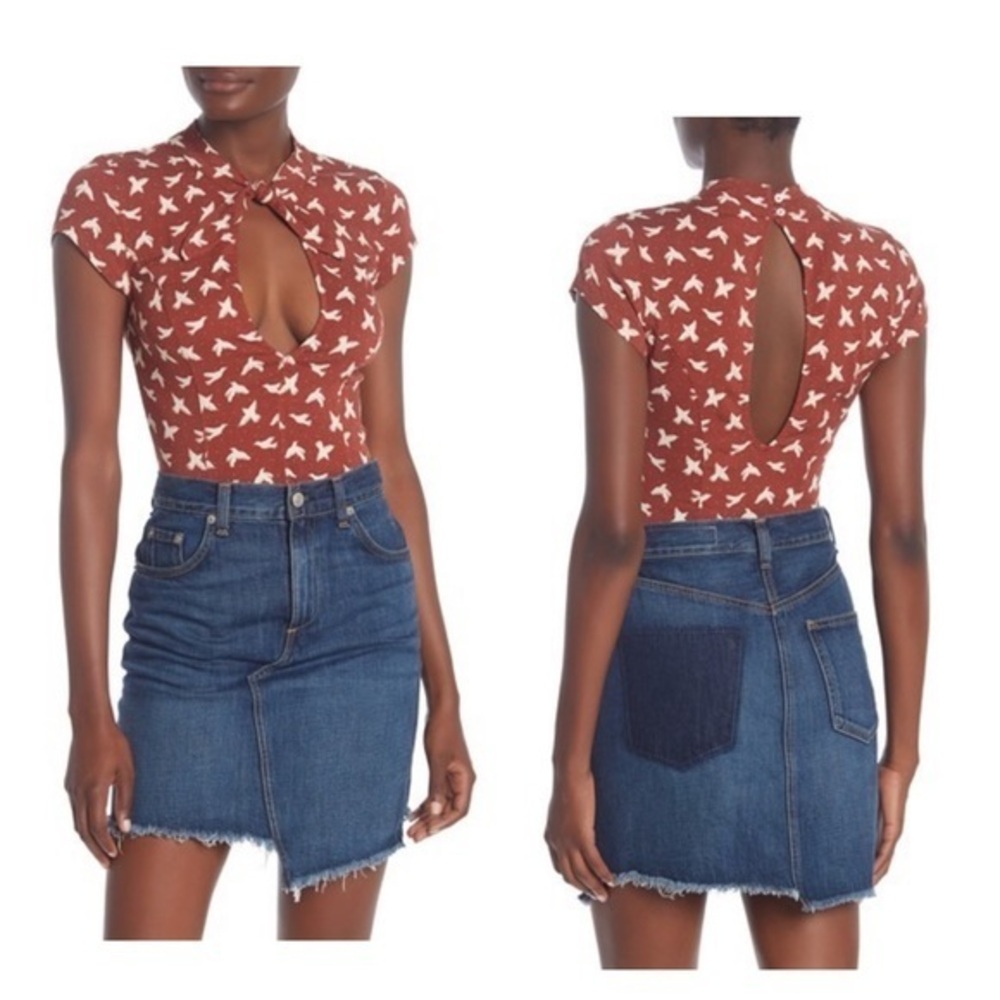 Free People-Billie Bodysuit-Terracotta-XS